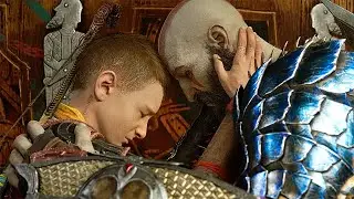 Atreus Says Goodbye To Kratos 😭 / Kratos Cries - God of War Ragnarok Ending (GOWR PS5)
