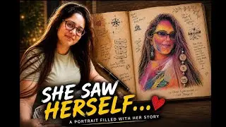 I Turned Her Story Into a Portrait | Pages of Her 🎨❤️