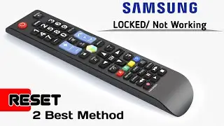 How To Reset Samsung TV Remote Not Working or Responding - Top 2 Best Methods Fix it at Home