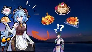 Guess The Genshin Impact Character By Its Signature Dish ! #genshinimpact #quiz