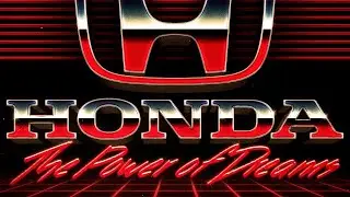 Synthwave / 80s Photoshop Text Effect