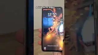 3D Wallpaper on Samsung Galaxy lock screen #samsung #wallpaper #3d #shorts