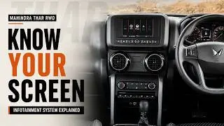 MAHINDRA THAR RWD INFOTAINMENT SYSTEM EXPLAINED !! HIDDEN FEATURES, MODES !!