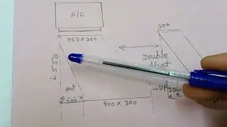 HVAC  का double offset बनाना सीखें ।
