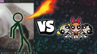 MUGEN 1vs3 - Chosen One vs The Powerpuff Girls 