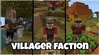 Minecraft addon showcase(villager soldier{villager faction})[my popular video 2021]