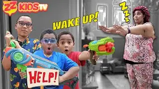 Mom Sleep Walks And Goes Crazy! Treasure Hunt Part 3