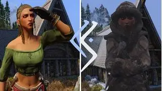 Skyrim Community Shaders snow cover test