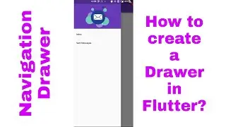 How to create a drawer in flutter?