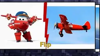 Karakter Super Wings dalam Kehidupan Nyata | Semua Karakter Super Wings In Real Life