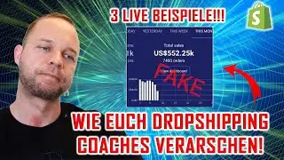 How FAKE COACHES rip you off! | Shopify Dropshipping German