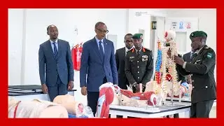 Perezida Kagame yatashye inyubako nshya zubatswe mu Ishuri Rikuru rya Gisirikare riri i Gako