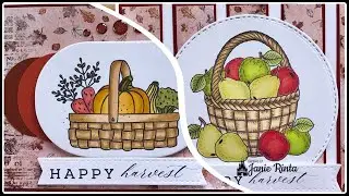 Fall Themed Cards - Inspiration For The Blessed Crafters October Challenge