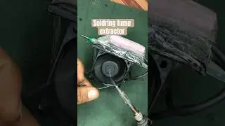 DIY Soldring Fume Extractor | how to make Soldring Fume Extractor