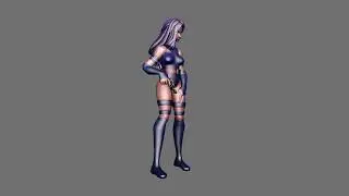 Psylocke Standing Gun Draw
