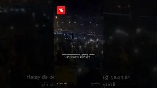 Hatay’da depremzedeler kaybettiği yakınları için sessiz yürüyüş gerçekleştirdi.
