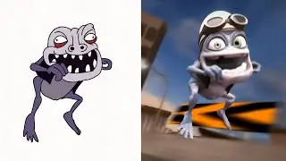 axel F drawing meme crazy frog drawing