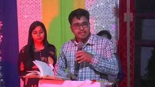 Our Lady of Help, Silvassa | Addressing students and parents on the Annual Day | Dharav Solanki
