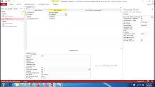 #02 Microsoft Access How to set fields to Required field