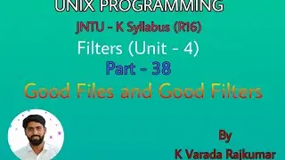 UNIX Programming (Part - 38) Filters (Good Files and Good Filters)