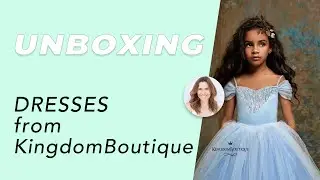 Unboxing the dress from Kingdom Butique