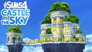 MAGIC CASTLE IN THE SKY  | Sims 4 Speed Build