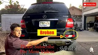 How To Change Broken Mercedes Rear Bumper Reflectors | ML350 How To Remove and Install Side Markers