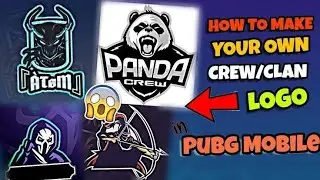 How to make your own crew/clan LOGO for Pubg Mobile just one tap for free