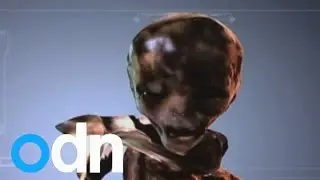 Photos of an alleged alien have emerged