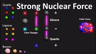 What causes the strong nuclear force | What is Color Force | Strong Force | Gluons | Color charge