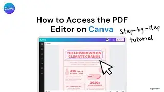How to Access the PDF Editor on Canva