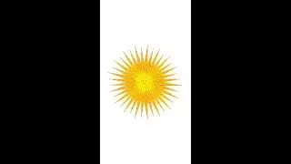 How to make sun by python turtle graphics | Graphics by Python turtle Graphics