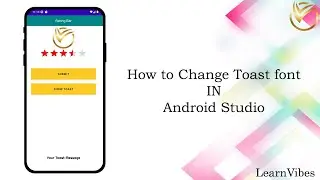 Android Studio Tutorial: How to Change Toast font in Android Studio | 