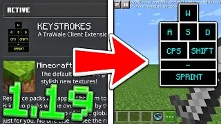 How To Enable Keystrokes For MCPE 1.19! - Minecraft Bedrock Edition