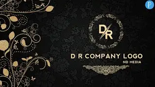 DR Company Logo Mockup on Android | Pixellab Tutorial Logo Design