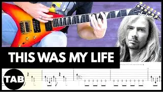 THIS WAS MY LIFE Megadeth Guitar TAB | Lesson | Tutorial | Cover
