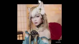 She cosplayed as Ms. Hina from Genshin Impact! ft. DoubleN Cosplay
