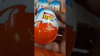 KINDER JOY with surprise EGG #shorts #asmr #satisfying #chocolate #kinderjoy