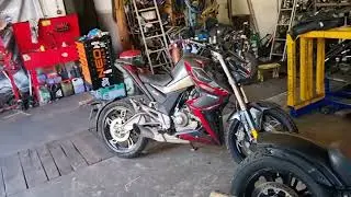 Motokuźnia prostowanie Zontes i ladny Indian scout