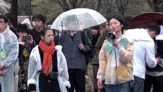 【2014/3/30】330台湾学生運動応援活動 東京 2/7【代々木公園】