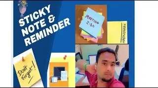 sticky notes & Remind