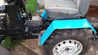 задние крылья на минитрактор классика и про фонари на нём