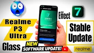 Realme P3 Ultra Got Realme UI 7.0 Stable Update | Frosted Glass Effect 😱😱 | Dock Bar Also New Icon
