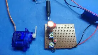 Servo motor control using  push button switch || without Arduino