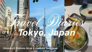 TOKYO JAPAN VLOG | Travel Diaries | 5 days exploring Shinjuku, Shibuya, Ginza, Asakusa & Disneysea