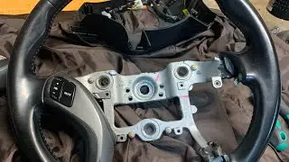 Снятие и полная разборка руля, Hyundai Elantra 5 MD.