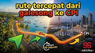 Rute tercepat dari galesong ke CPI (CENTRAL POINT OF INDONESIA) 