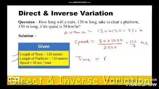 DAV Math - Class 8 - Direct & Inverse Variation - Q8