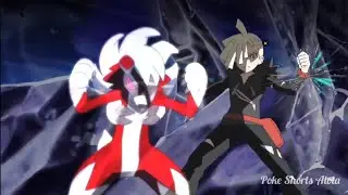 Gladion Using Lyconroc's Rock Type Z-Move 