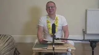 Morning class with Prabhu Gadādhara Paṇḍita Dāsa, Oct 25, 2024.